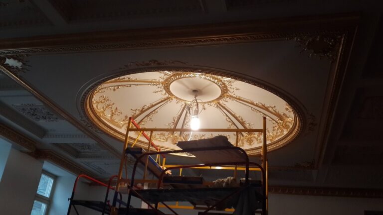 gilded ceiling