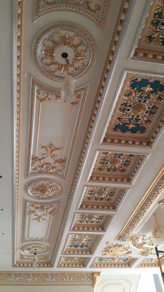 gilded ceiling