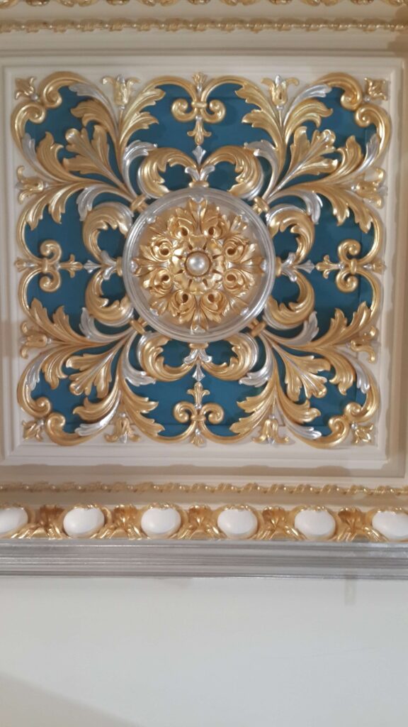 gilded ceiling