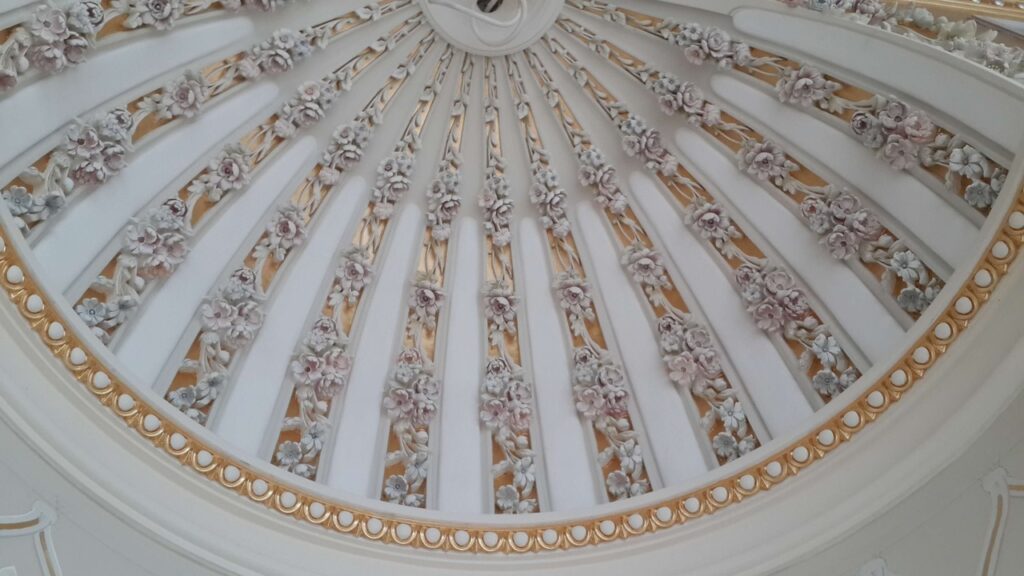 gilded ceiling