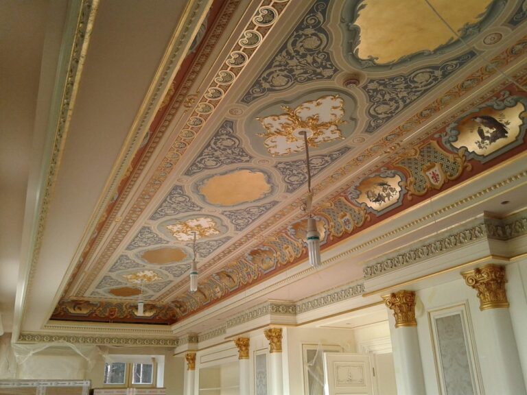 gilded ceiling