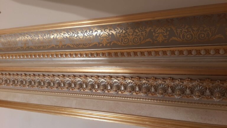 gilded cornice