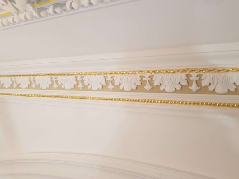 gilded cornice