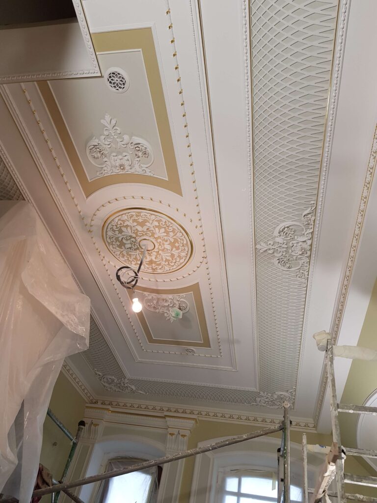 gilded ceiling