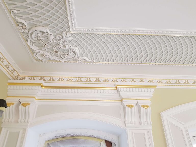 gilded cornice